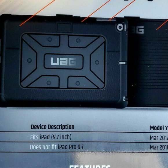 THE URBAN ARMOR GEAR UAG COMPATIBLE WITH IPAD PRO 9.7-INCH ONLY - Picture 6 of 7